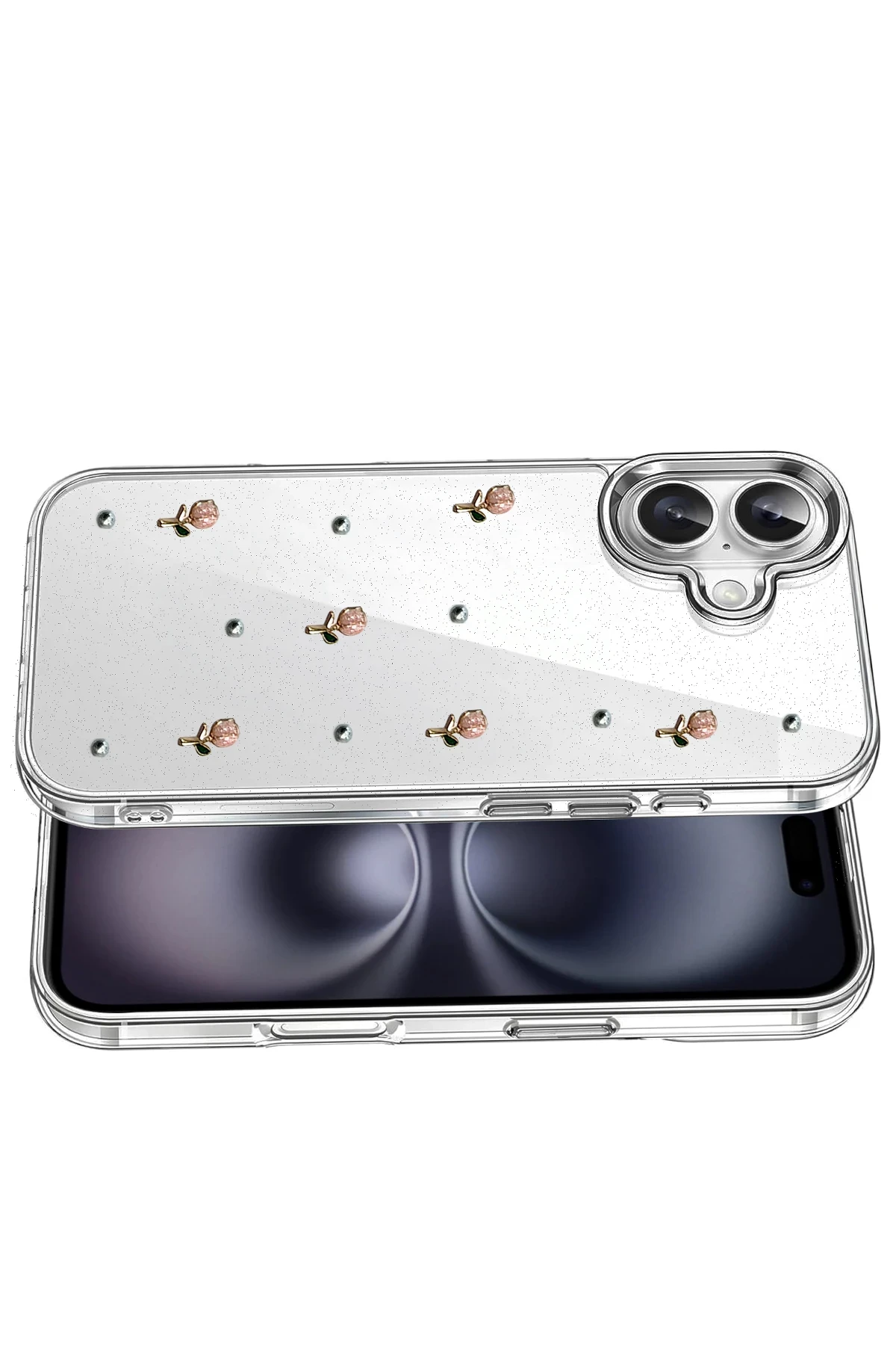 Newface Apple iPhone 16 Plus Fiyonk Desenli Kapak - Desen 6