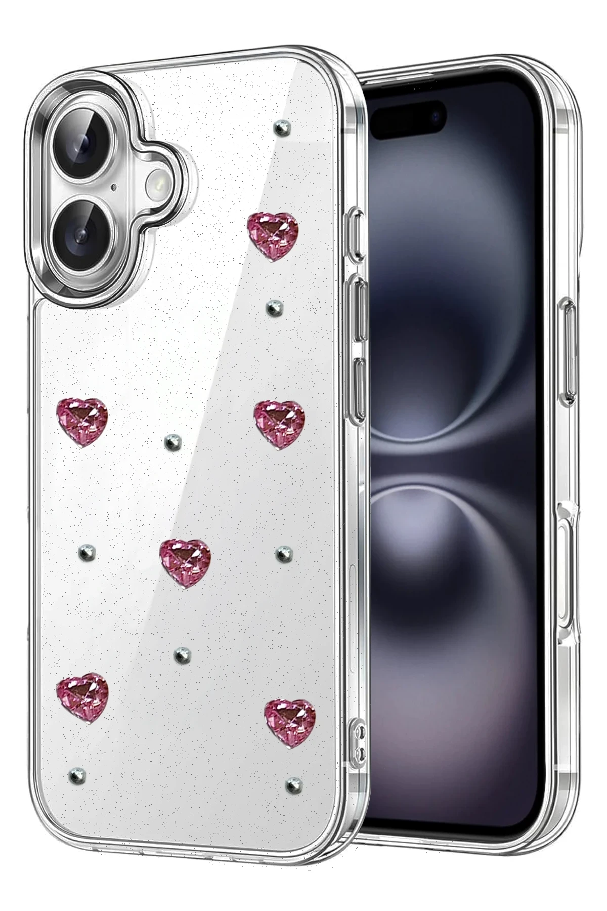 Newface Apple iPhone 16 Plus Fiyonk Desenli Kapak - Desen 3