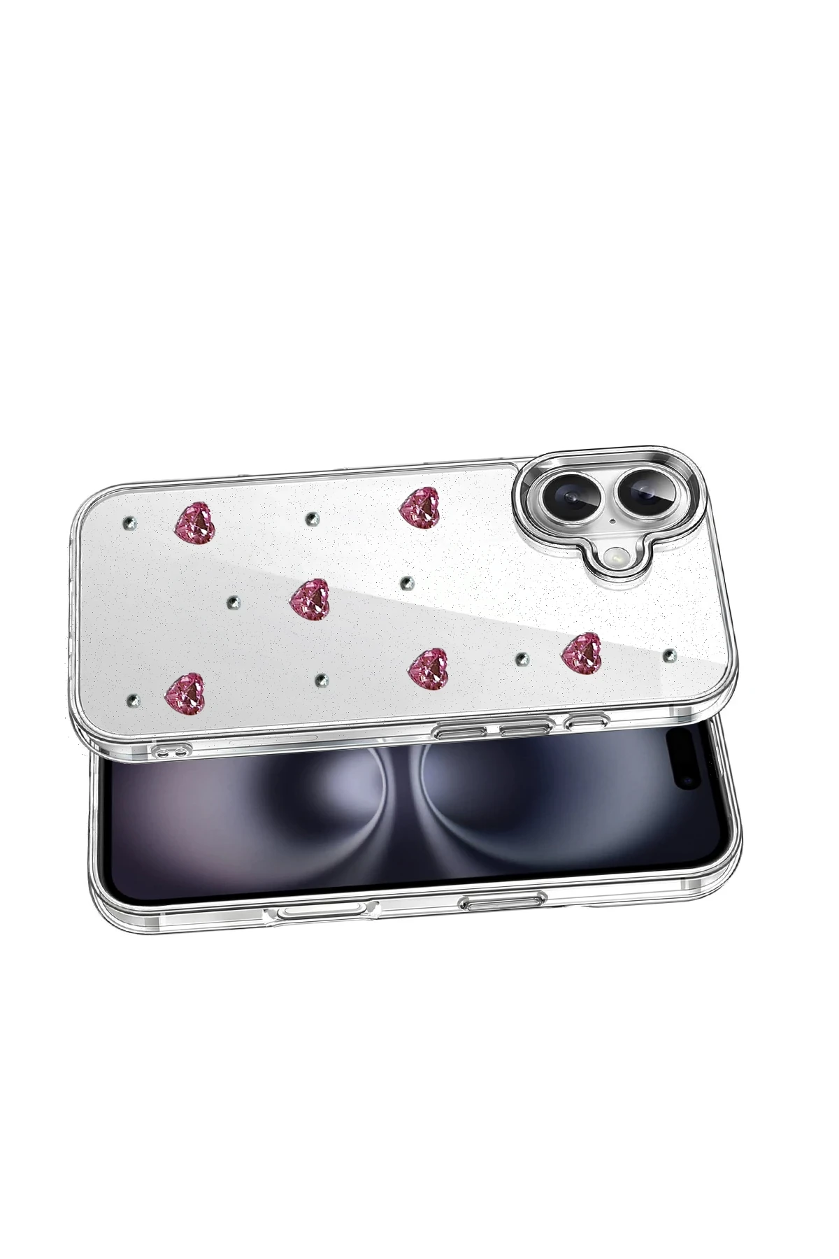 Newface Apple iPhone 16 Plus Fiyonk Desenli Kapak - Desen 3