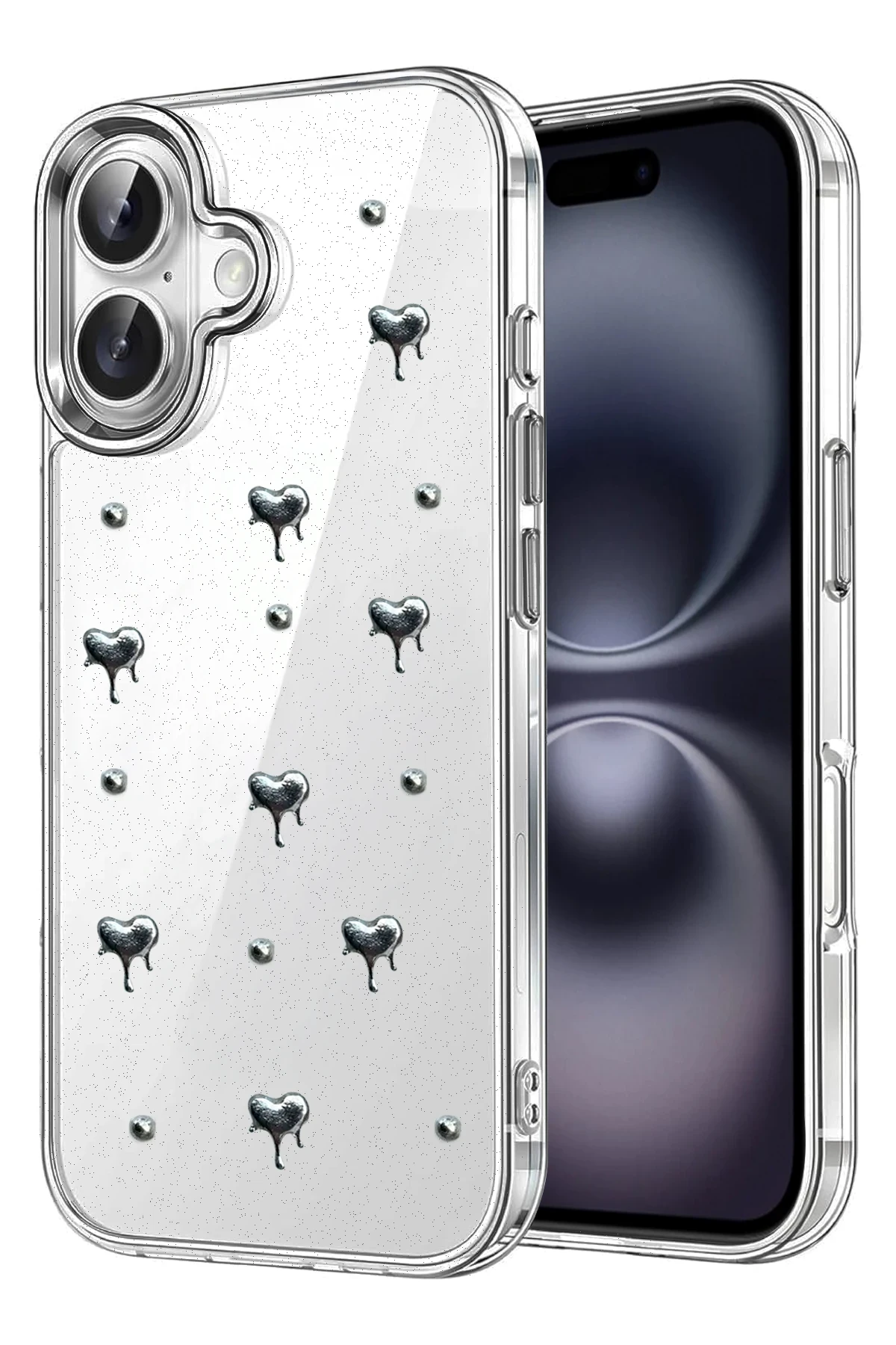 Newface Apple iPhone 16 Fiyonk Desenli Kapak - Desen 1