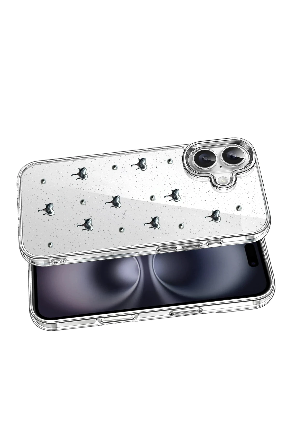 Newface Apple iPhone 16 Fiyonk Desenli Kapak - Desen 1