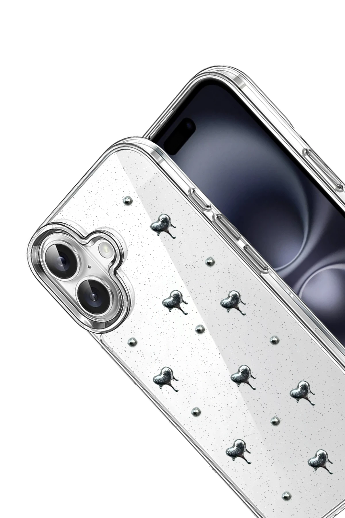 Newface Apple iPhone 16 Fiyonk Desenli Kapak - Desen 1
