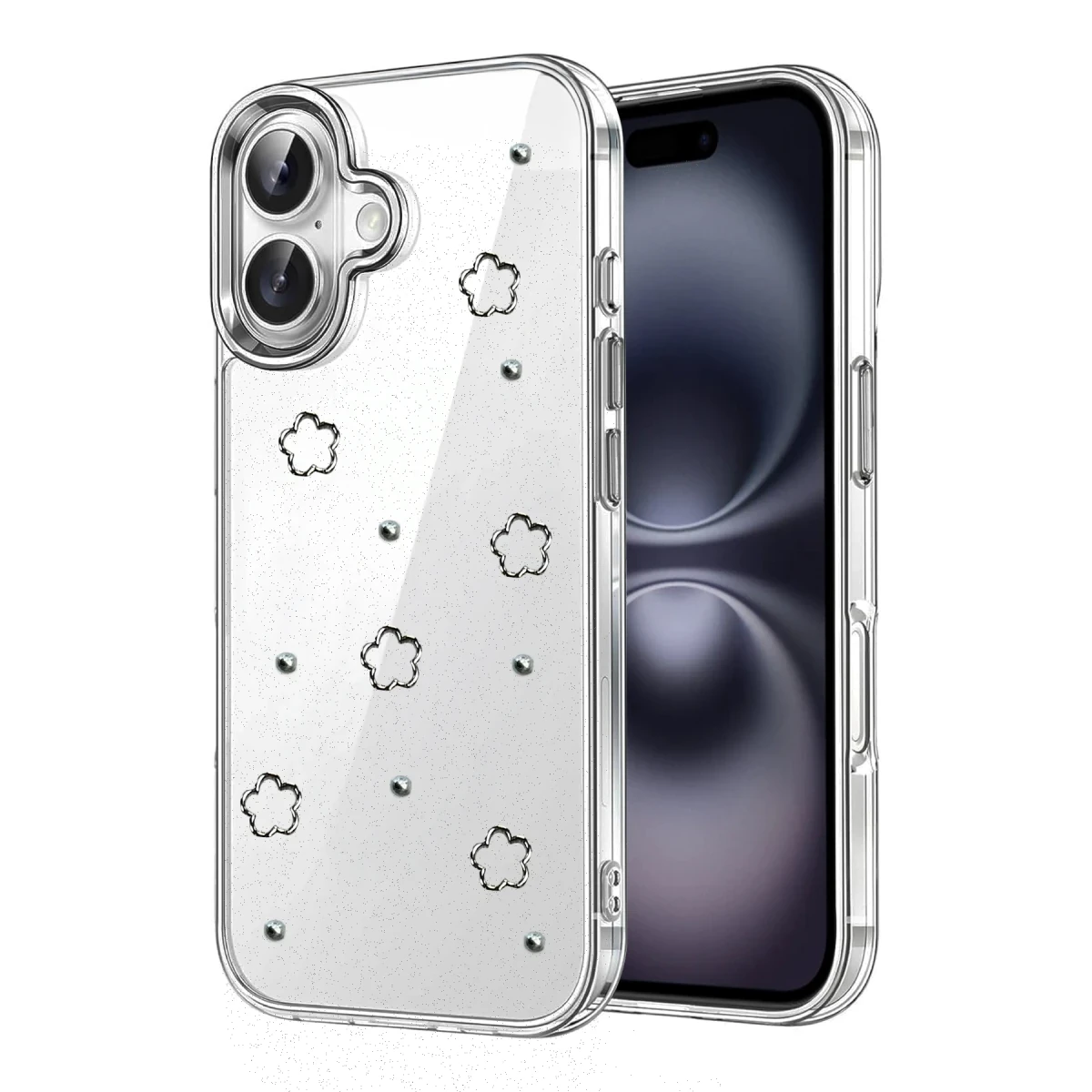 Newface Apple iPhone 16 Fiyonk Desenli Kapak - Desen 2