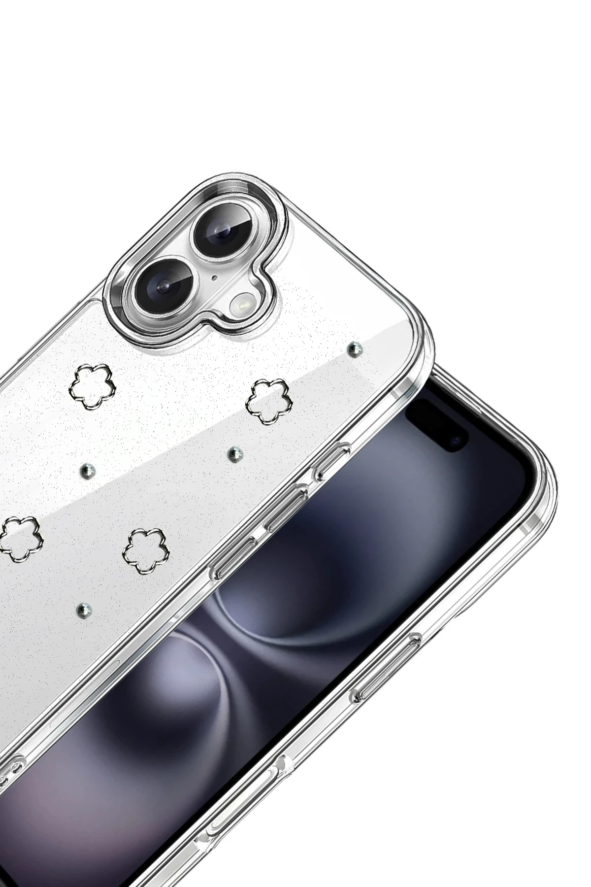 Newface Apple iPhone 16 Fiyonk Desenli Kapak - Desen 2
