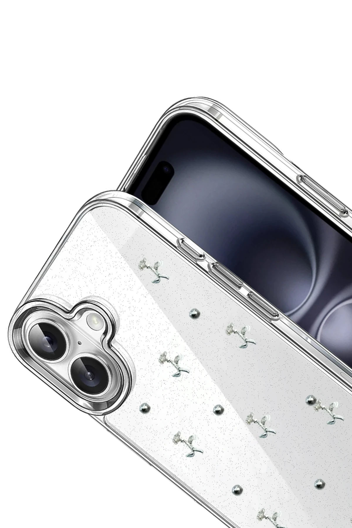 Newface Apple iPhone 16 Fiyonk Desenli Kapak - Desen 4