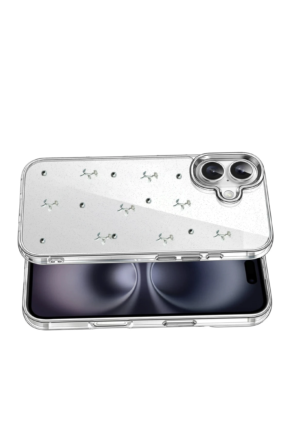 Newface Apple iPhone 16 Fiyonk Desenli Kapak - Desen 4