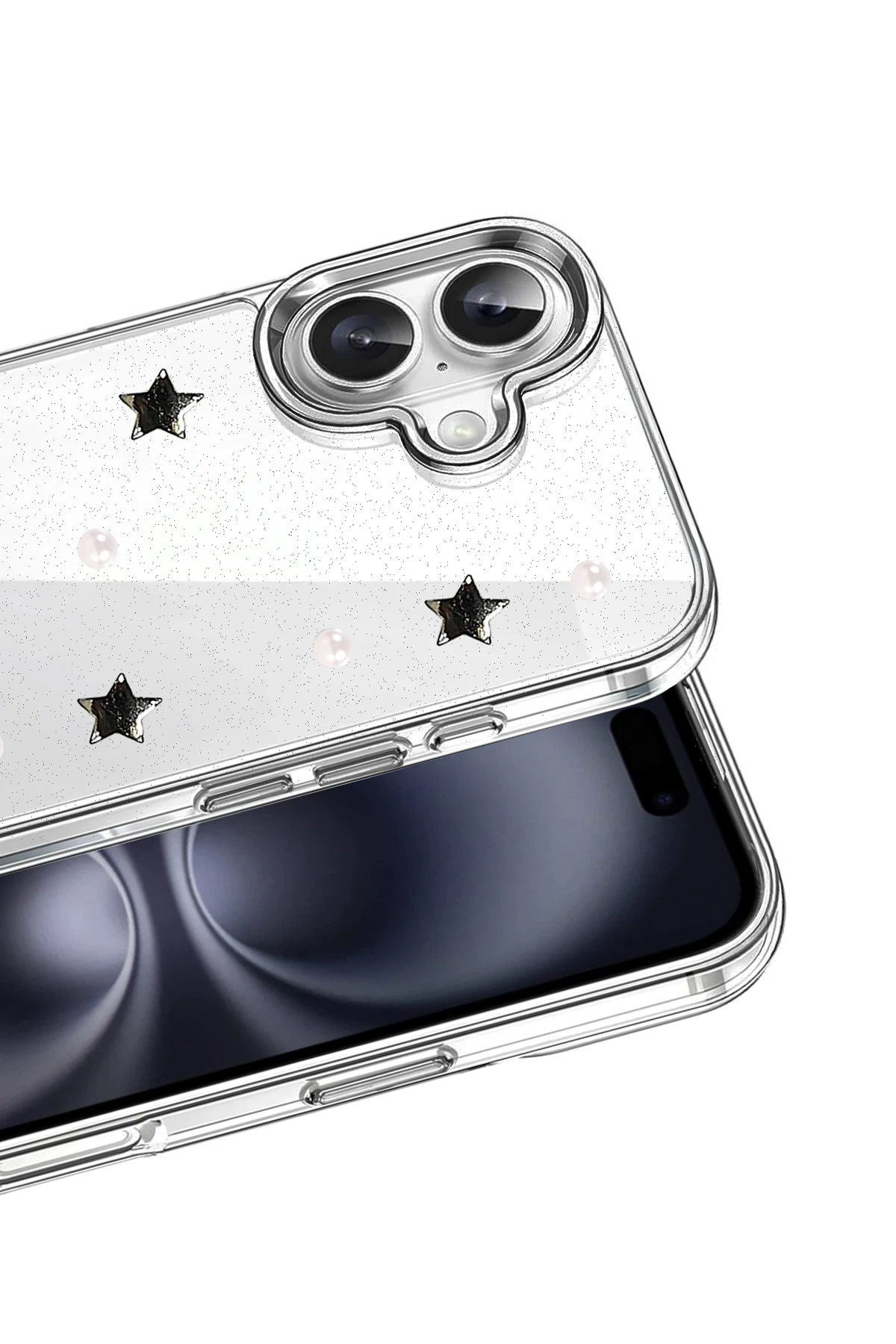 Newface Apple iPhone 16 Fiyonk Desenli Kapak - Desen 7