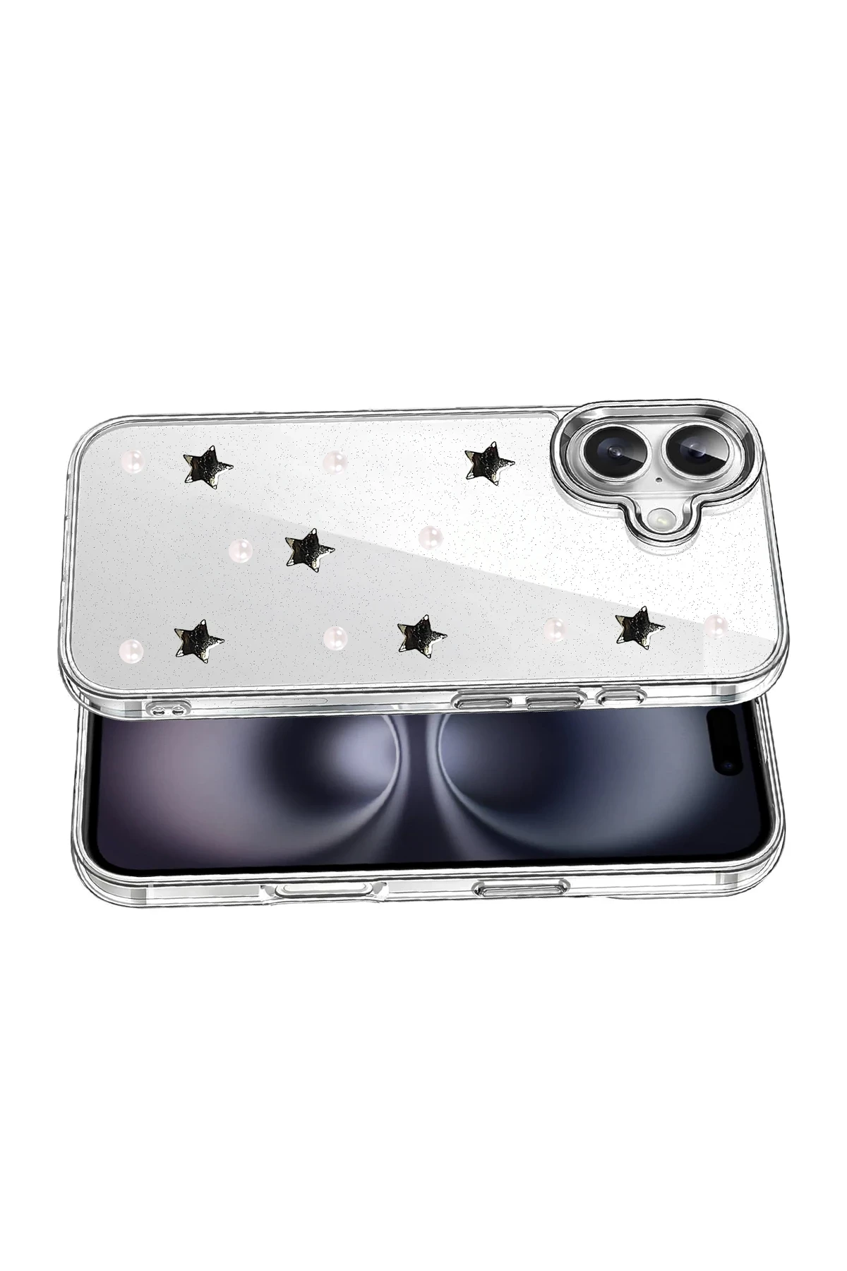 Newface Apple iPhone 16 Fiyonk Desenli Kapak - Desen 7