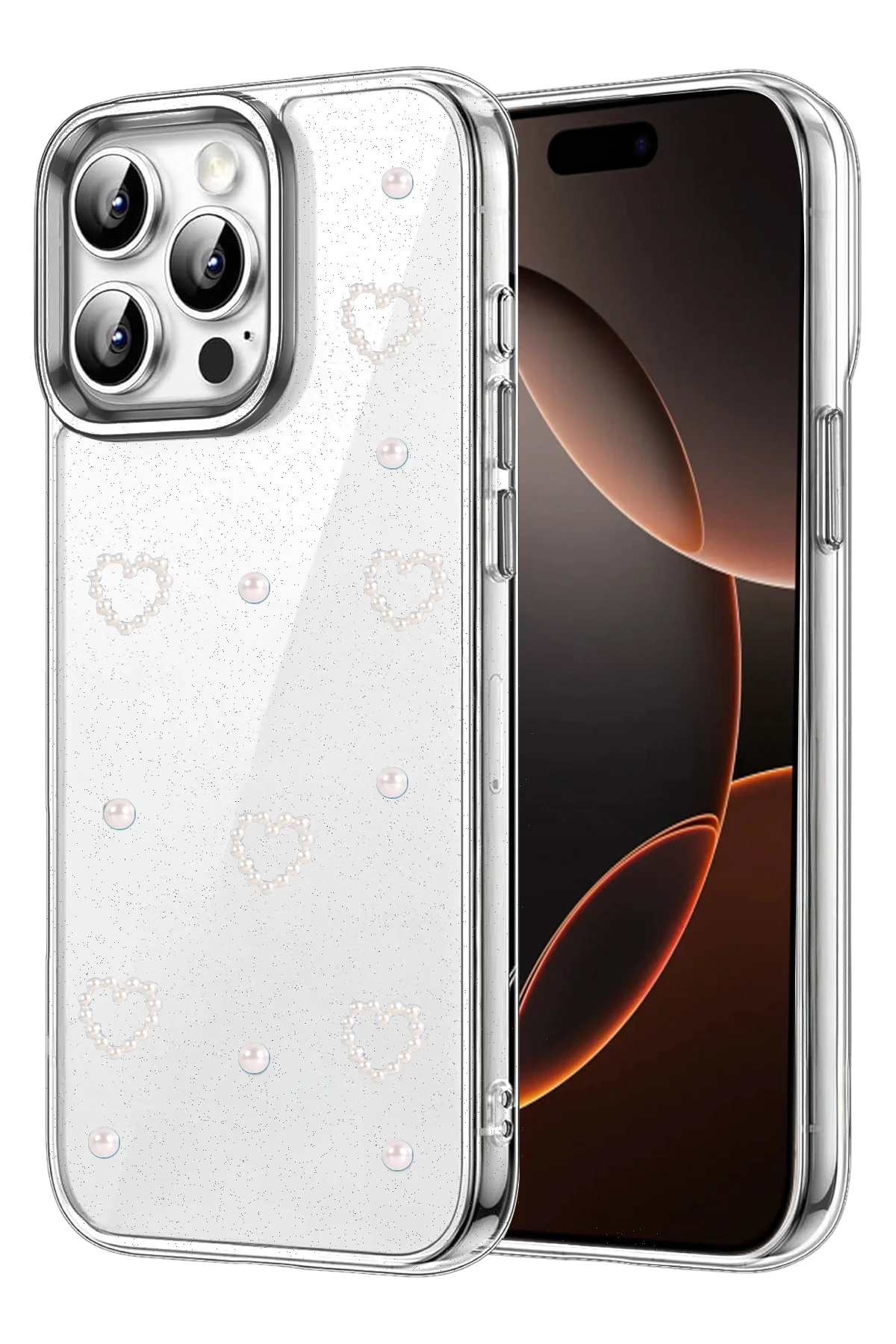 Newface Apple iPhone 15 Pro Fiyonk Desenli Kapak - Desen 10