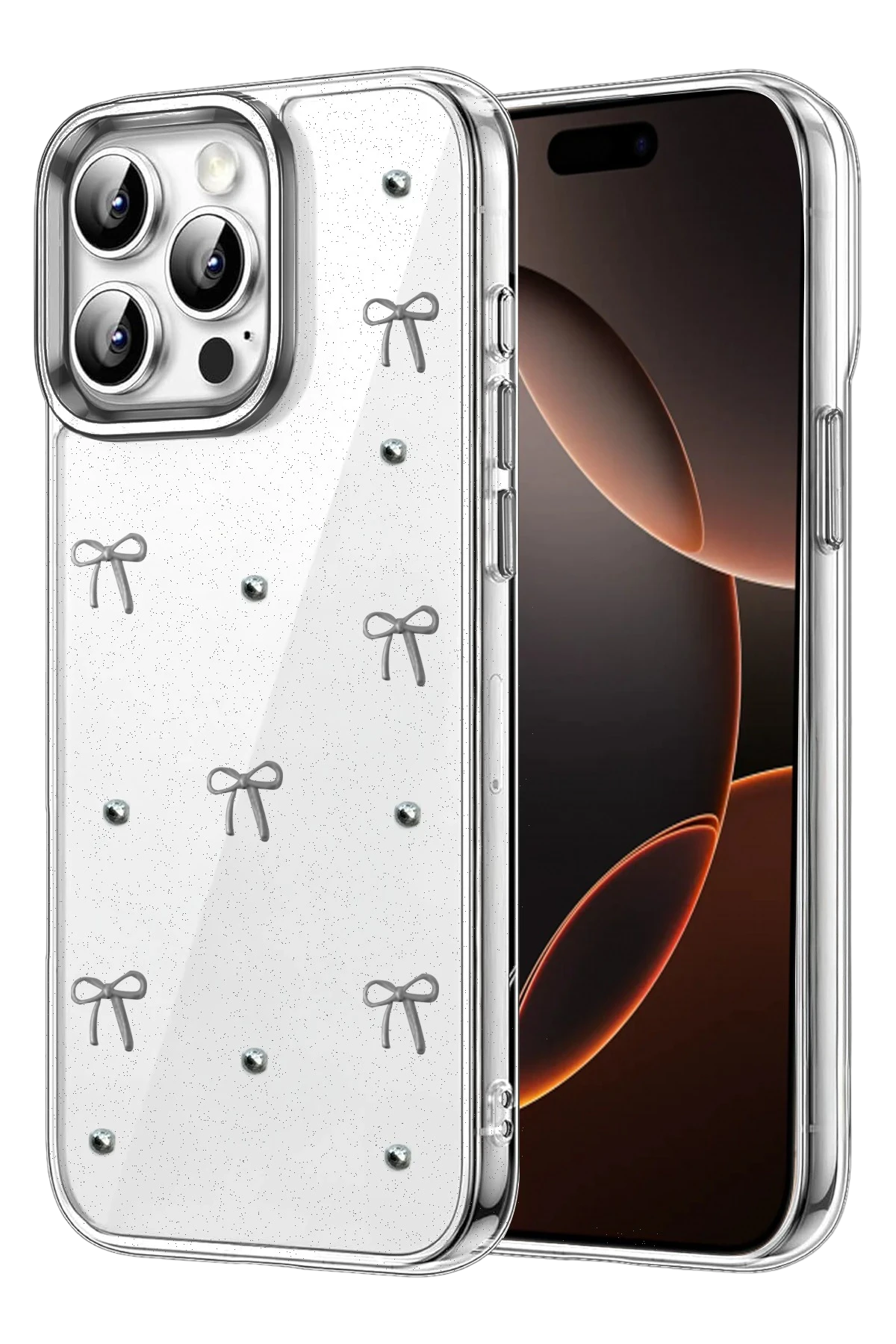 Newface Apple iPhone 15 Pro Fiyonk Desenli Kapak - Desen 5