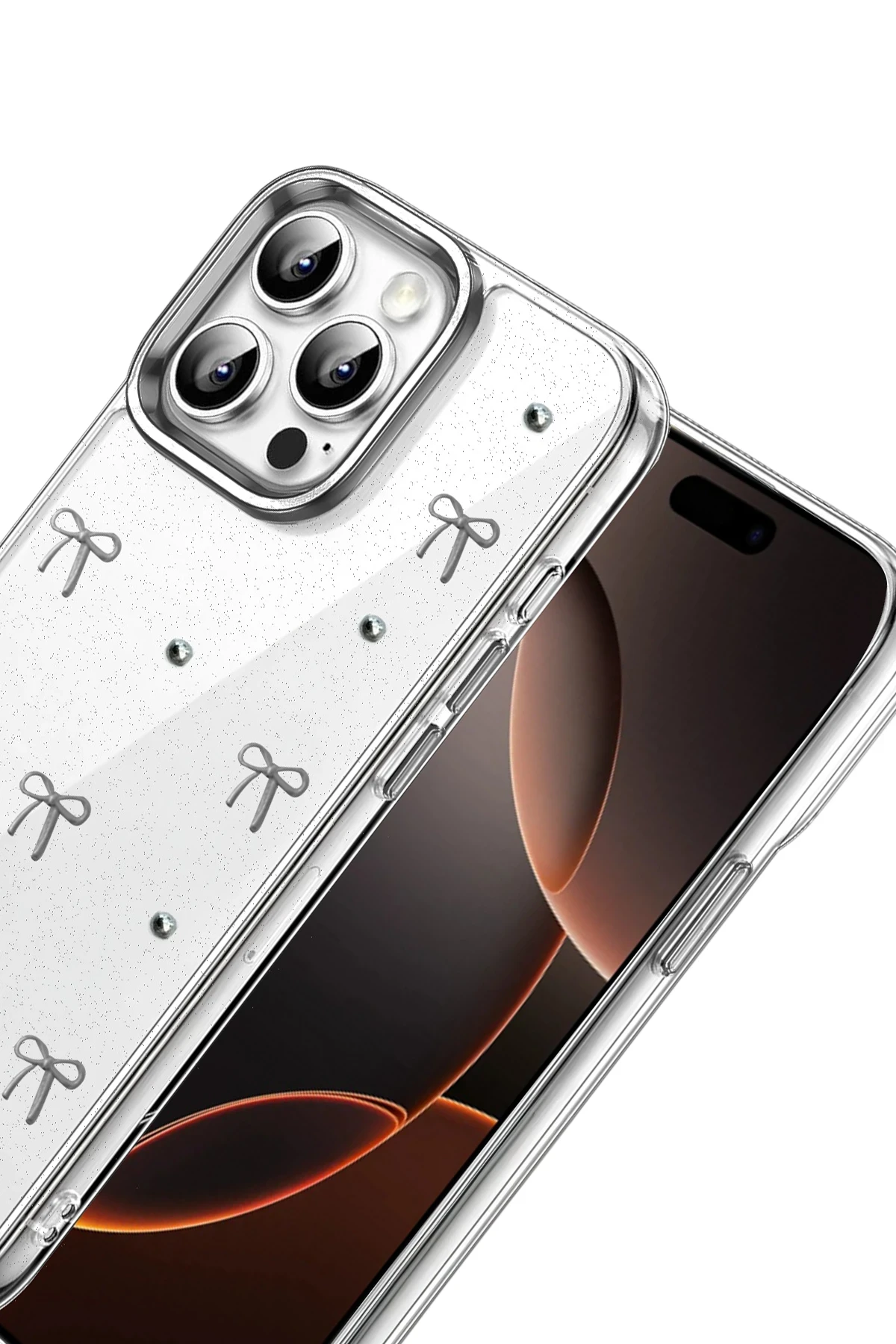 Newface Apple iPhone 15 Pro Fiyonk Desenli Kapak - Desen 5