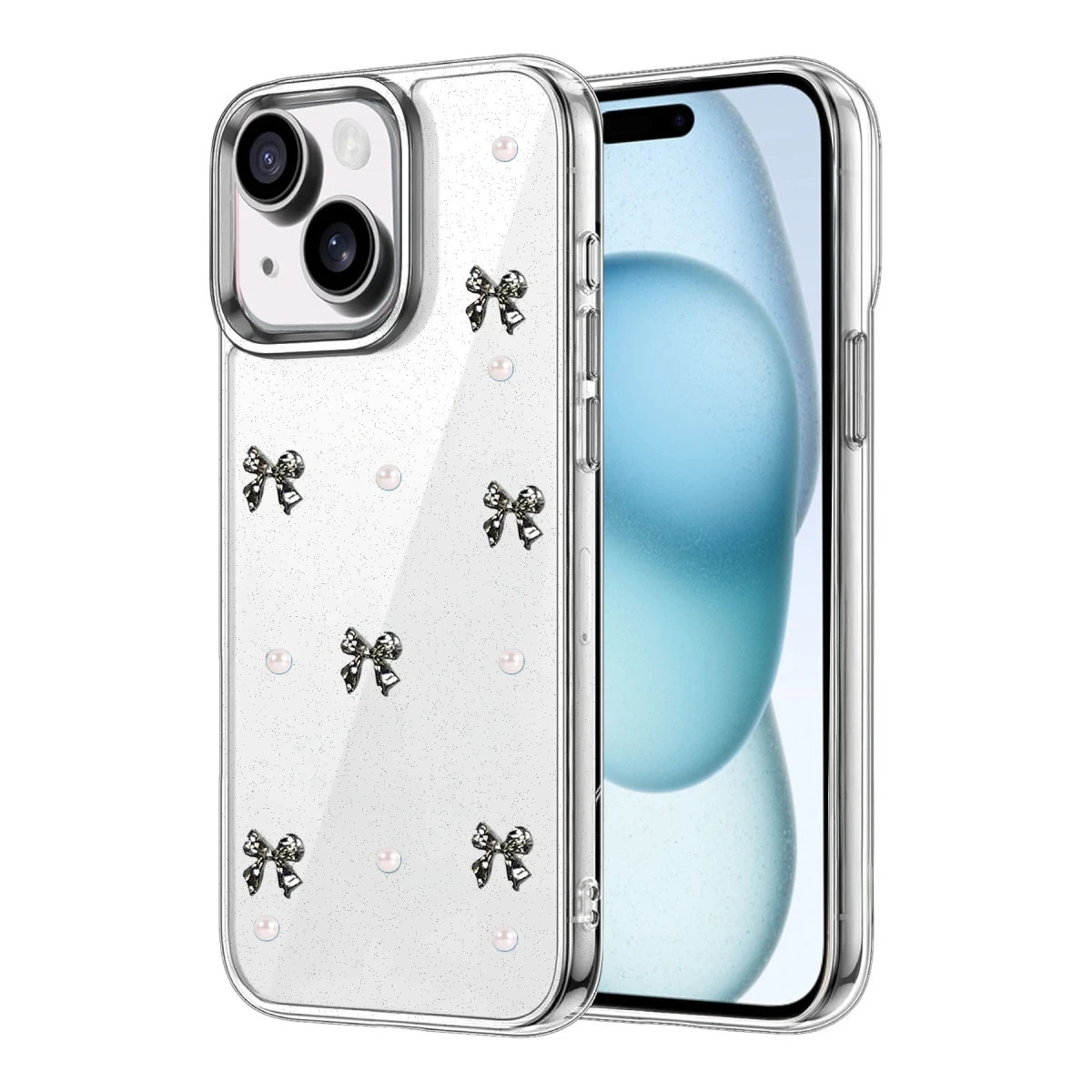 Newface Apple iPhone 15 Fiyonk Desenli Kapak - Desen 8