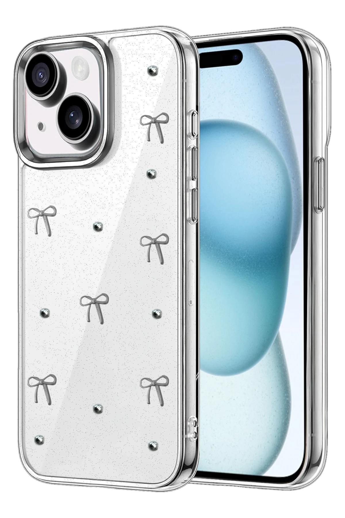 Newface Apple iPhone 15 Fiyonk Desenli Kapak - Desen 5