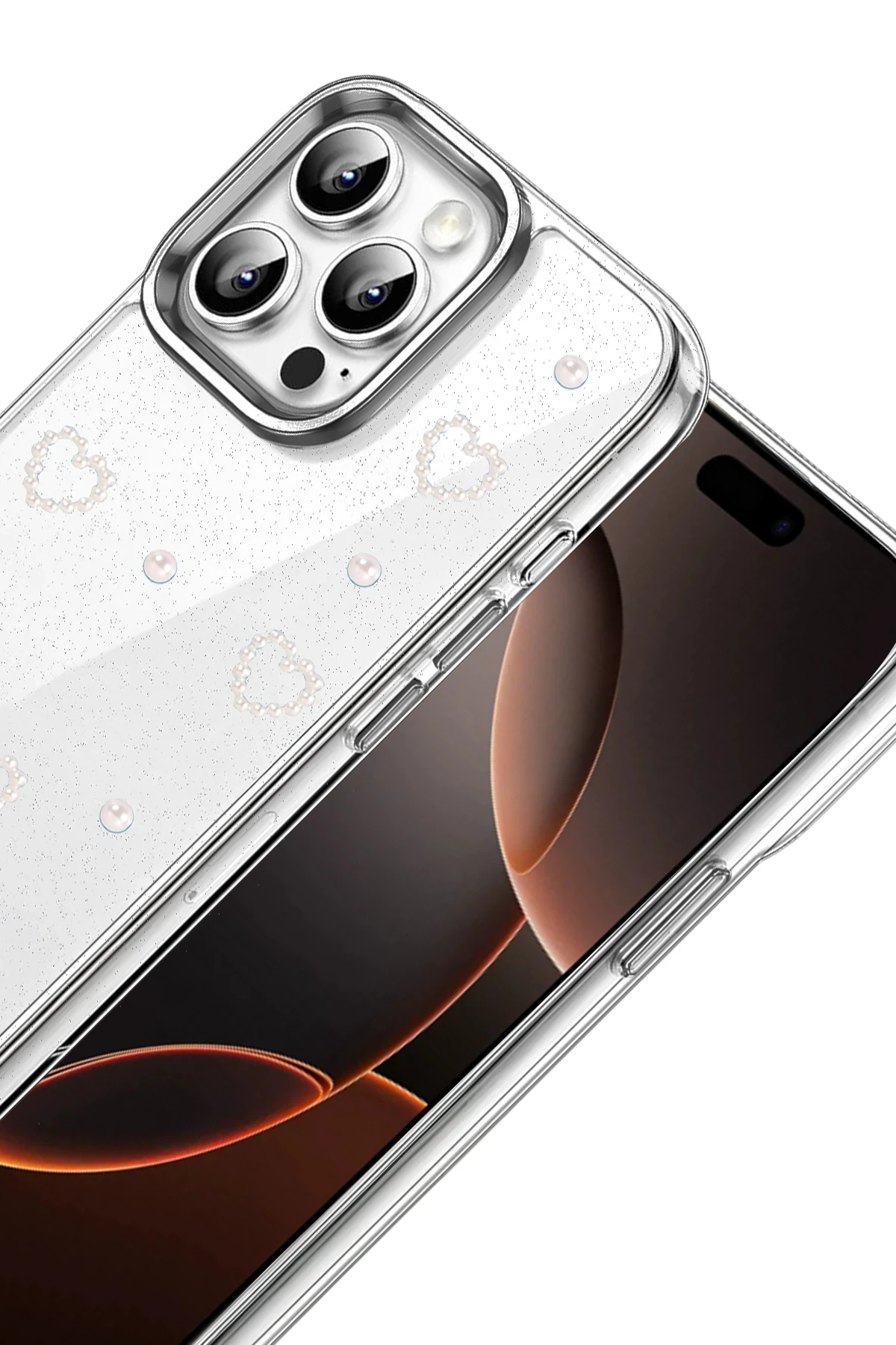 Newface Apple iPhone 14 Pro Max Fiyonk Desenli Kapak - Desen 10