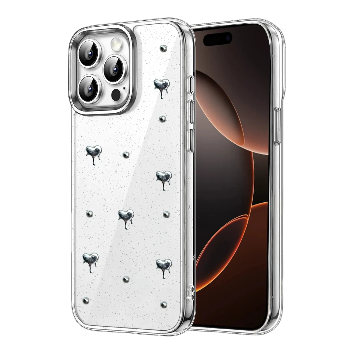 Newface Apple iPhone 14 Pro Max Fiyonk Desenli Kapak - Desen 1 — görsel 4