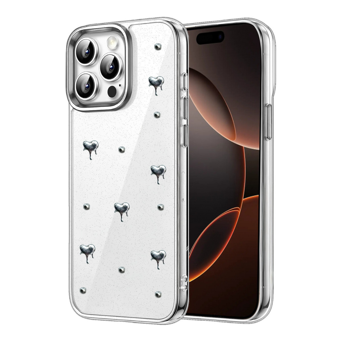 Newface Apple iPhone 14 Pro Max Fiyonk Desenli Kapak - Desen 1 — görsel 7