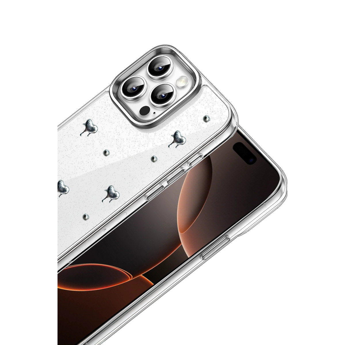 Newface Apple iPhone 14 Pro Max Fiyonk Desenli Kapak - Desen 1 — görsel 8