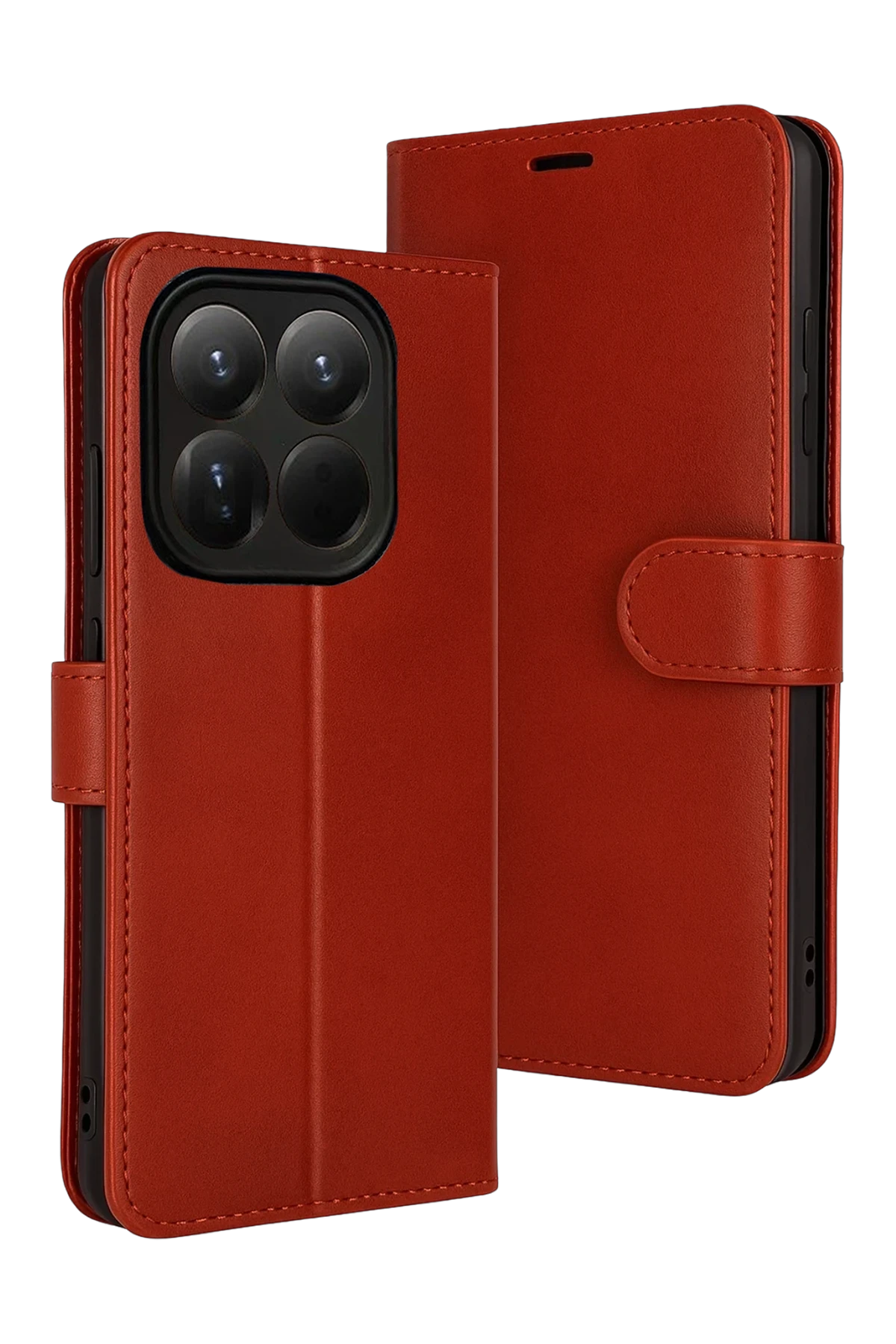 Newface Xiaomi Mi 15T Trend S Plus Kapaklı Kılıf - Kırmızı