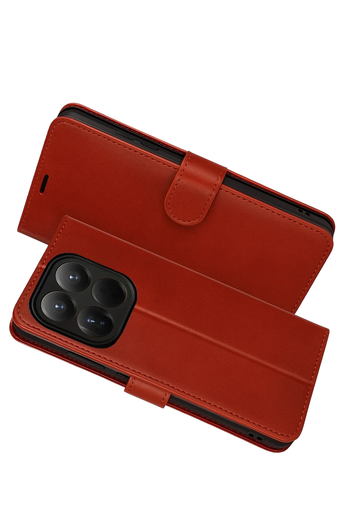 Newface Xiaomi Mi 15T Trend S Plus Kapaklı Kılıf - Kırmızı