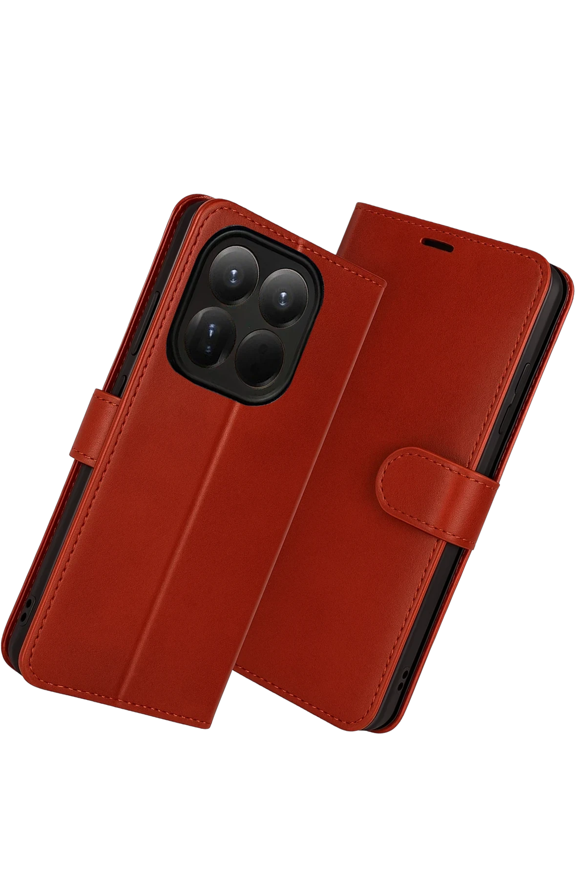 Newface Xiaomi Mi 15T Trend S Plus Kapaklı Kılıf - Kırmızı