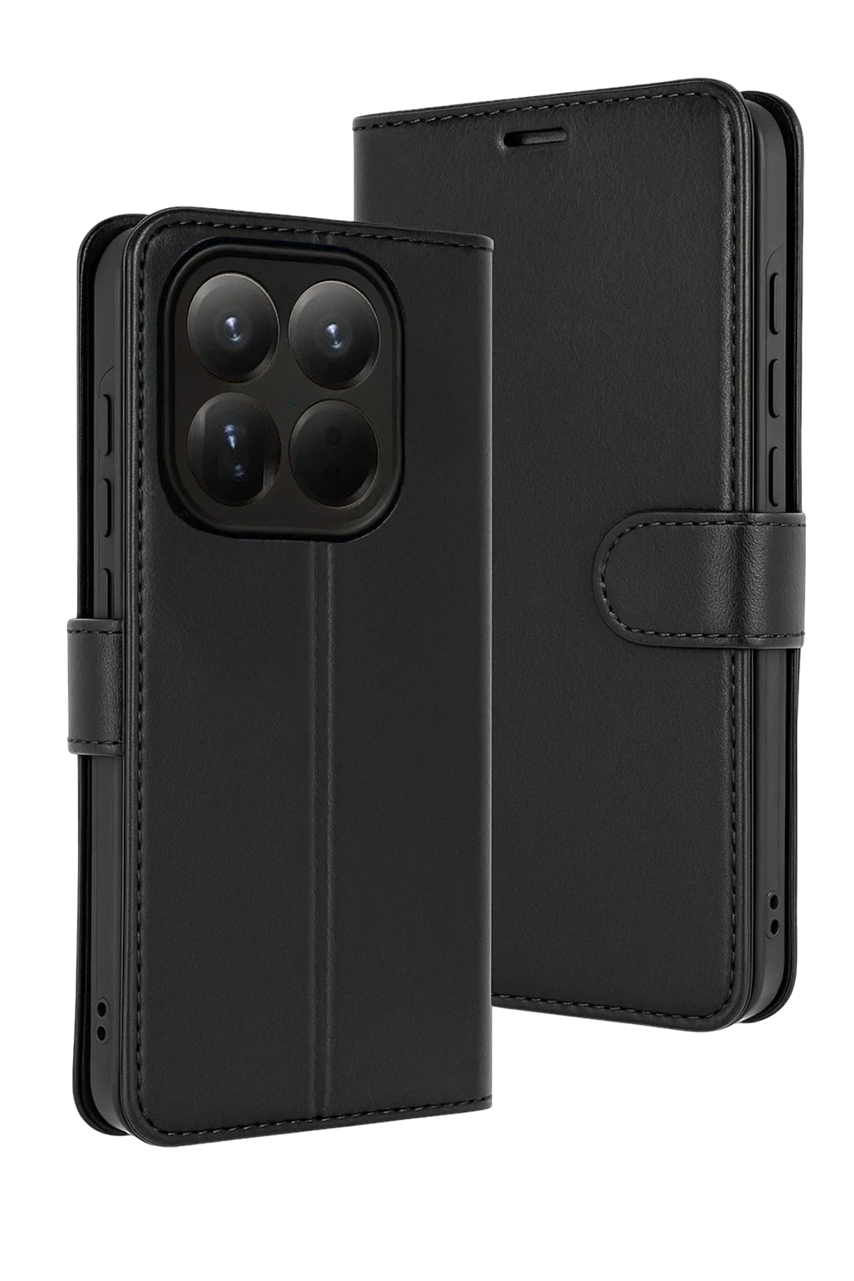 Newface Xiaomi Mi 15T Trend S Plus Kapaklı Kılıf - Siyah