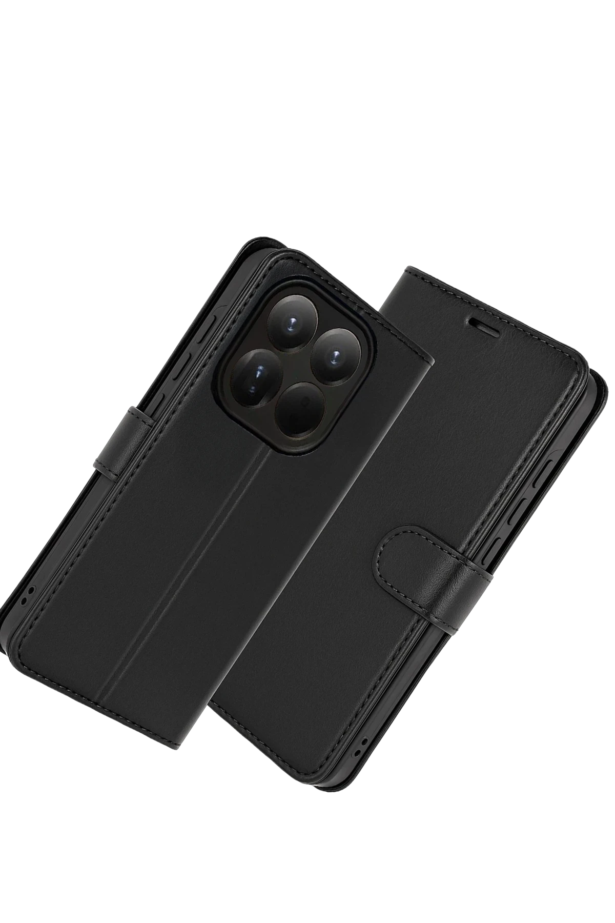 Newface Xiaomi Mi 15T Trend S Plus Kapaklı Kılıf - Siyah