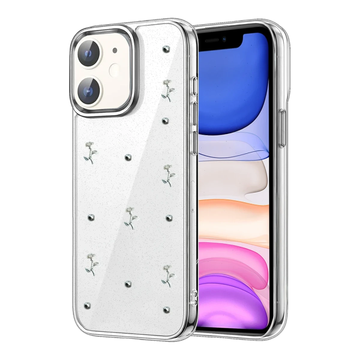 Newface Apple iPhone 11 Fiyonk Desenli Kapak - Desen 4