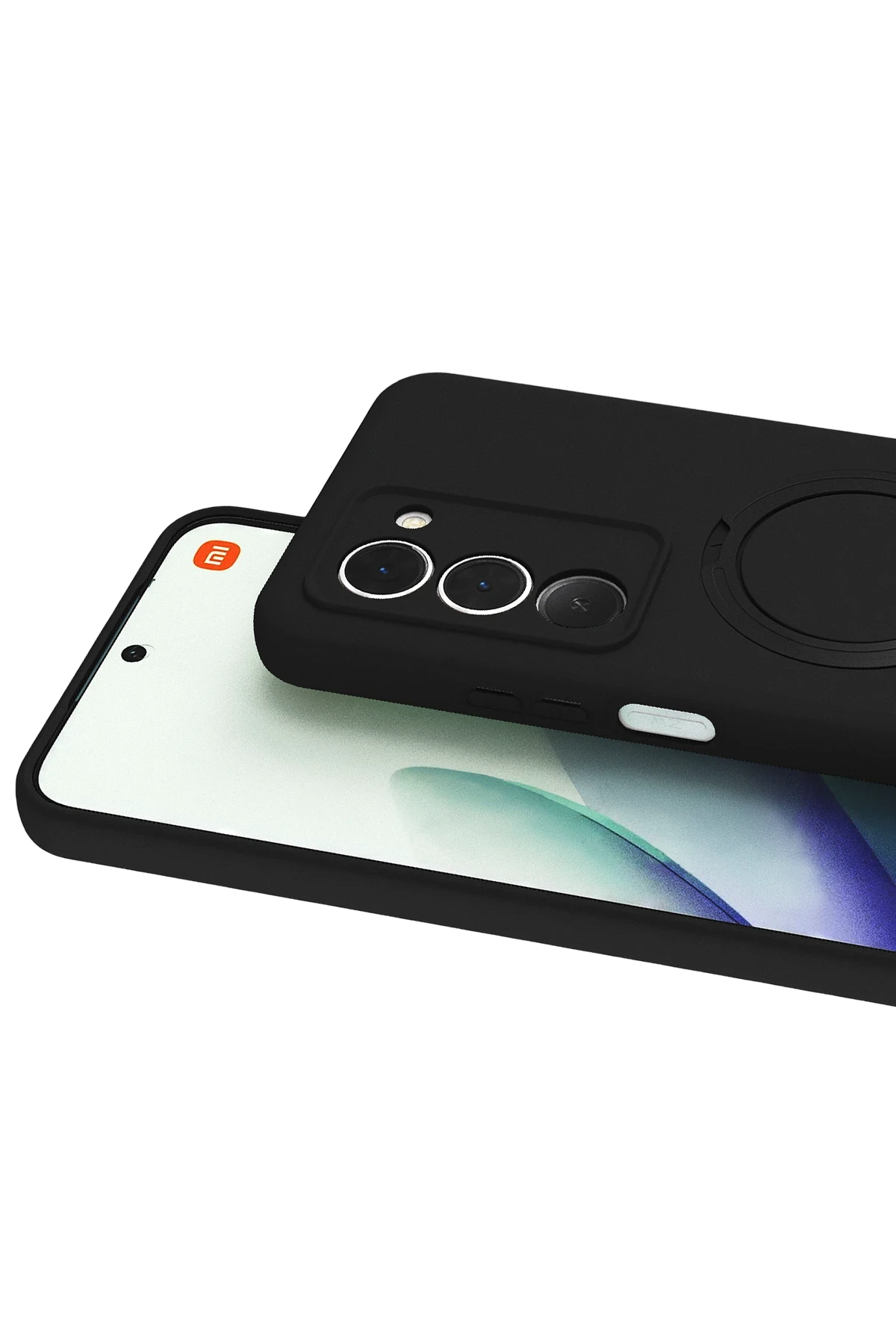 Newface Xiaomi Redmi 15 4G Regal Magsafe Standlı Kapak - Siyah