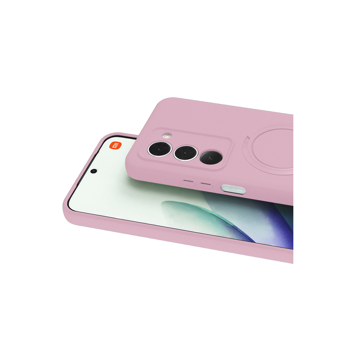 Newface Xiaomi Redmi 15 4G Regal Magsafe Standlı Kapak - Açık Pembe — görsel 11