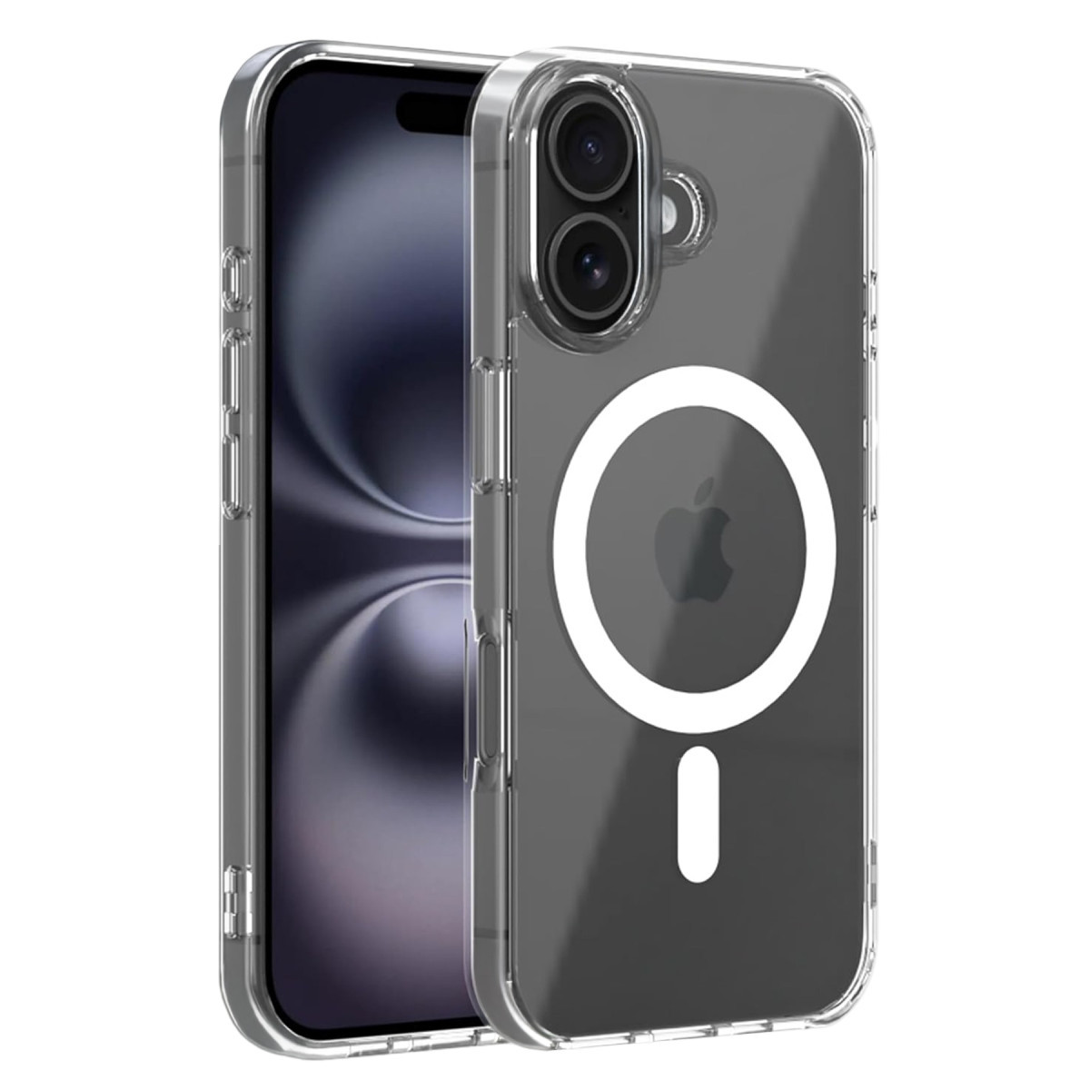 Newface Apple iPhone 17 Combo Sert Şeffaf Magsafe Kapak - Şeffaf — görsel 7
