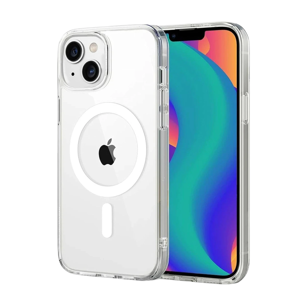 Newface Apple iPhone 14 Combo Sert Şeffaf Magsafe Kapak - Şeffaf — görsel 4