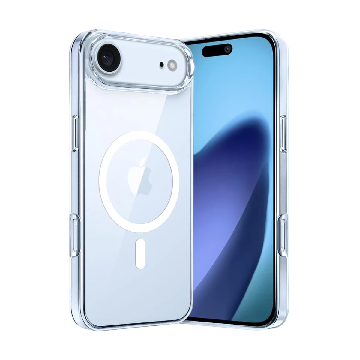 Newface Apple iPhone 17 Air Combo Sert Şeffaf Magsafe Kapak - Şeffaf — görsel 4