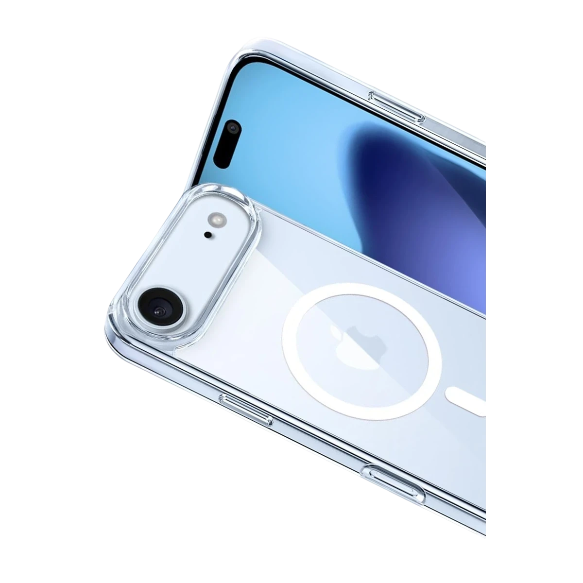 Newface Apple iPhone 17 Air Combo Sert Şeffaf Magsafe Kapak - Şeffaf — görsel 5