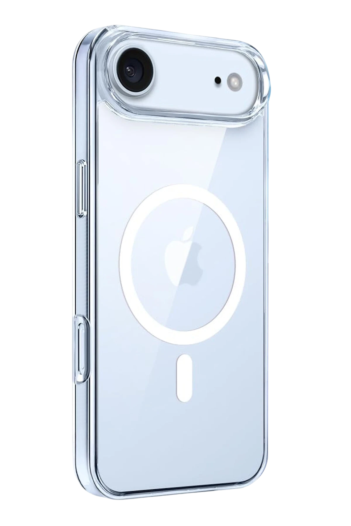 Newface Apple iPhone 17 Air Combo Sert Şeffaf Magsafe Kapak - Şeffaf