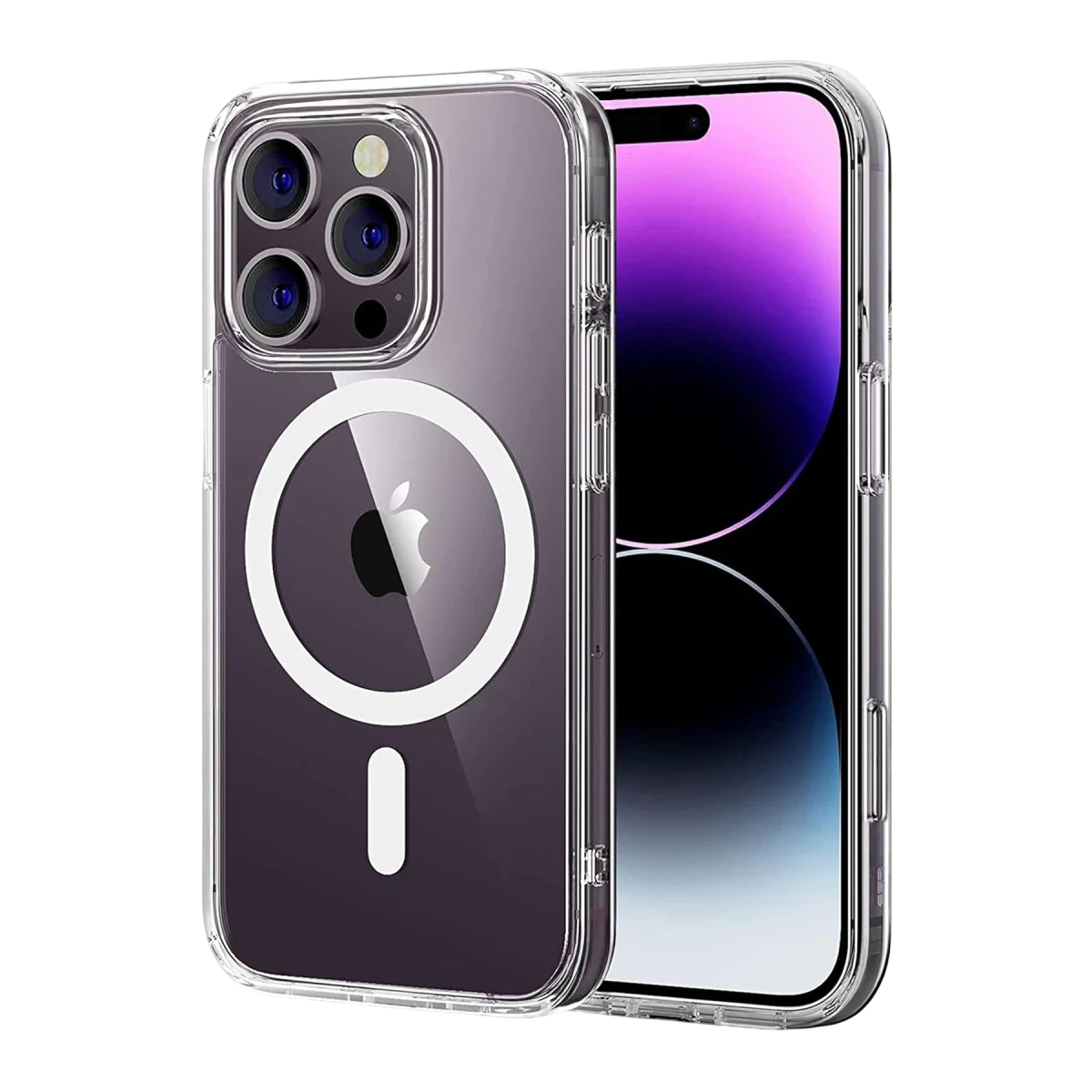Newface Apple iPhone 16 Pro Max Combo Sert Şeffaf Magsafe Kapak - Şeffaf — görsel 4