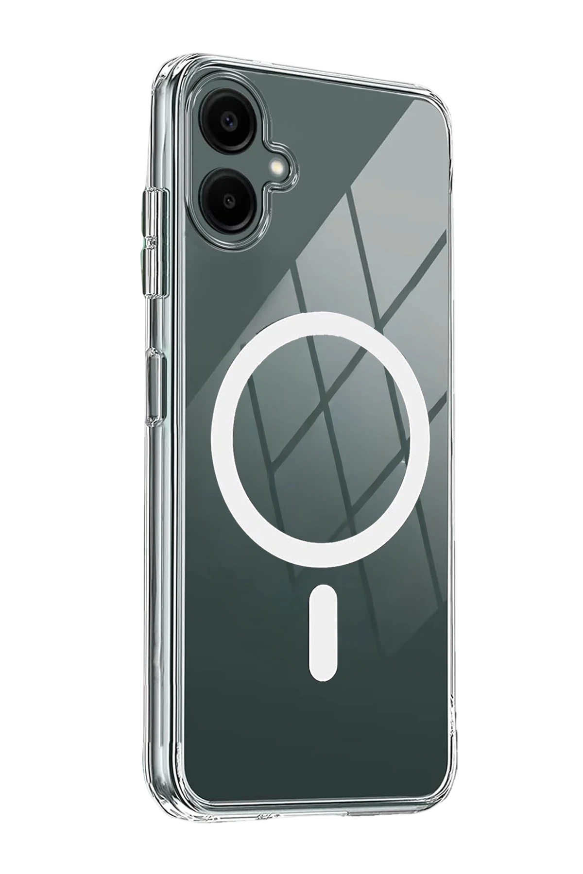 Newface Samsung Galaxy A07 4G Combo Sert Şeffaf Magsafe Kapak - Şeffaf — görsel 3