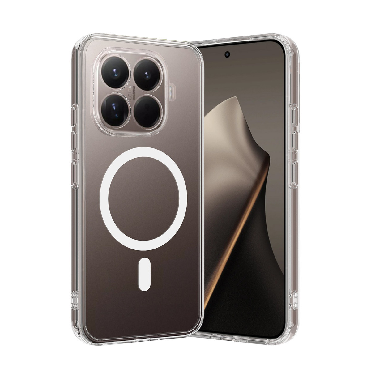 Newface Xiaomi Mi 15T Pro Combo Sert Şeffaf Magsafe Kapak - Şeffaf — görsel 7