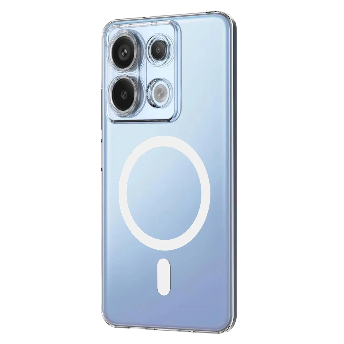 Newface Xiaomi Redmi Note 13 Pro 4G Combo Sert Şeffaf Magsafe Kapak - Şeffaf — görsel 6