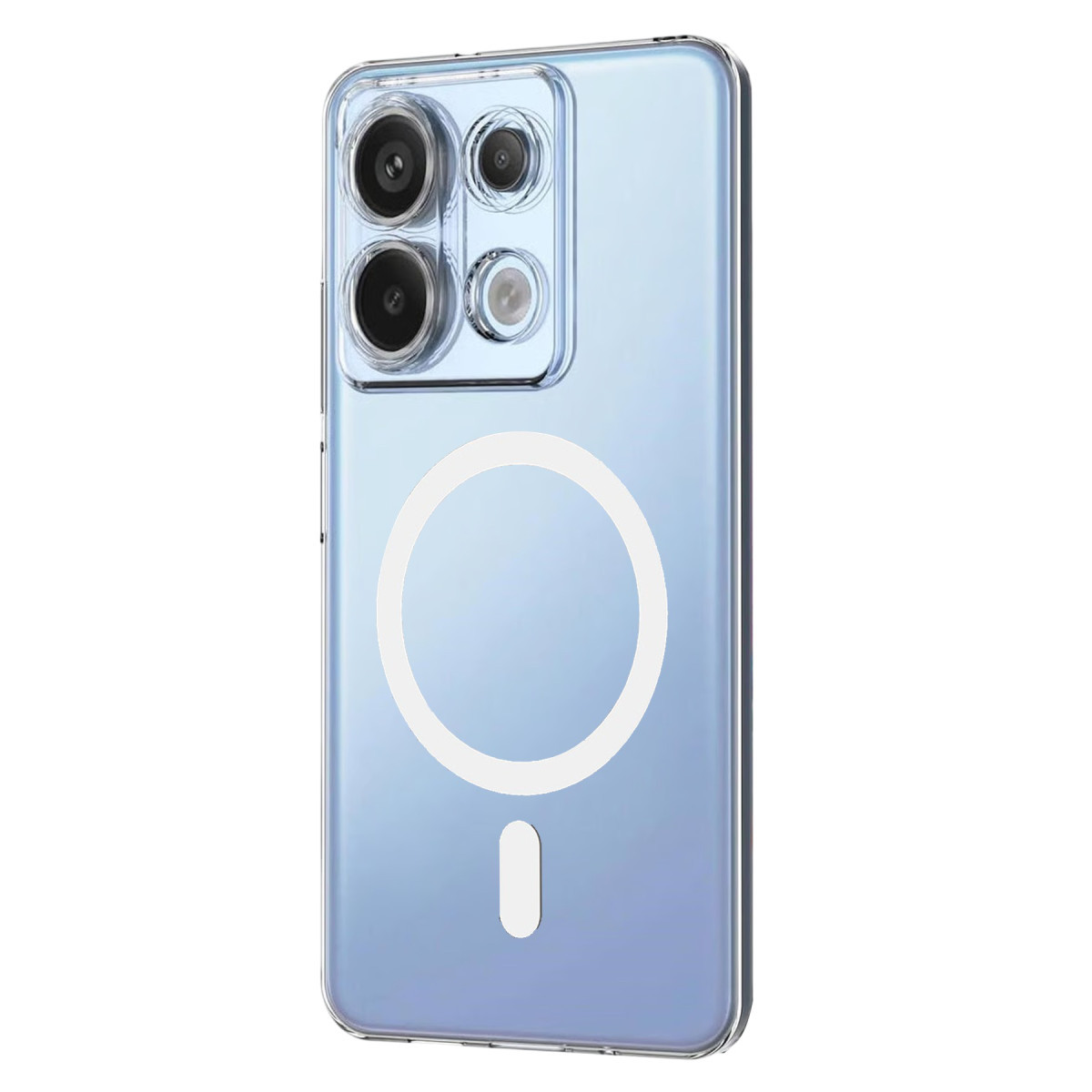Newface Xiaomi Redmi Note 13 Pro 4G Combo Sert Şeffaf Magsafe Kapak - Şeffaf — görsel 9