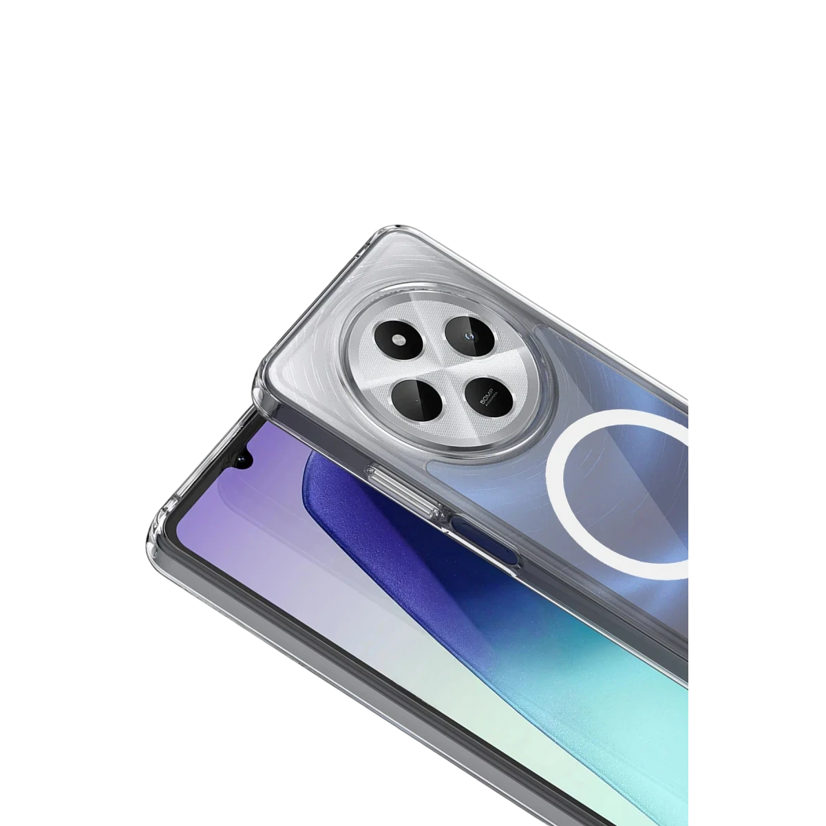 Newface Xiaomi Redmi 14C Combo Sert Şeffaf Magsafe Kapak - Şeffaf — görsel 5