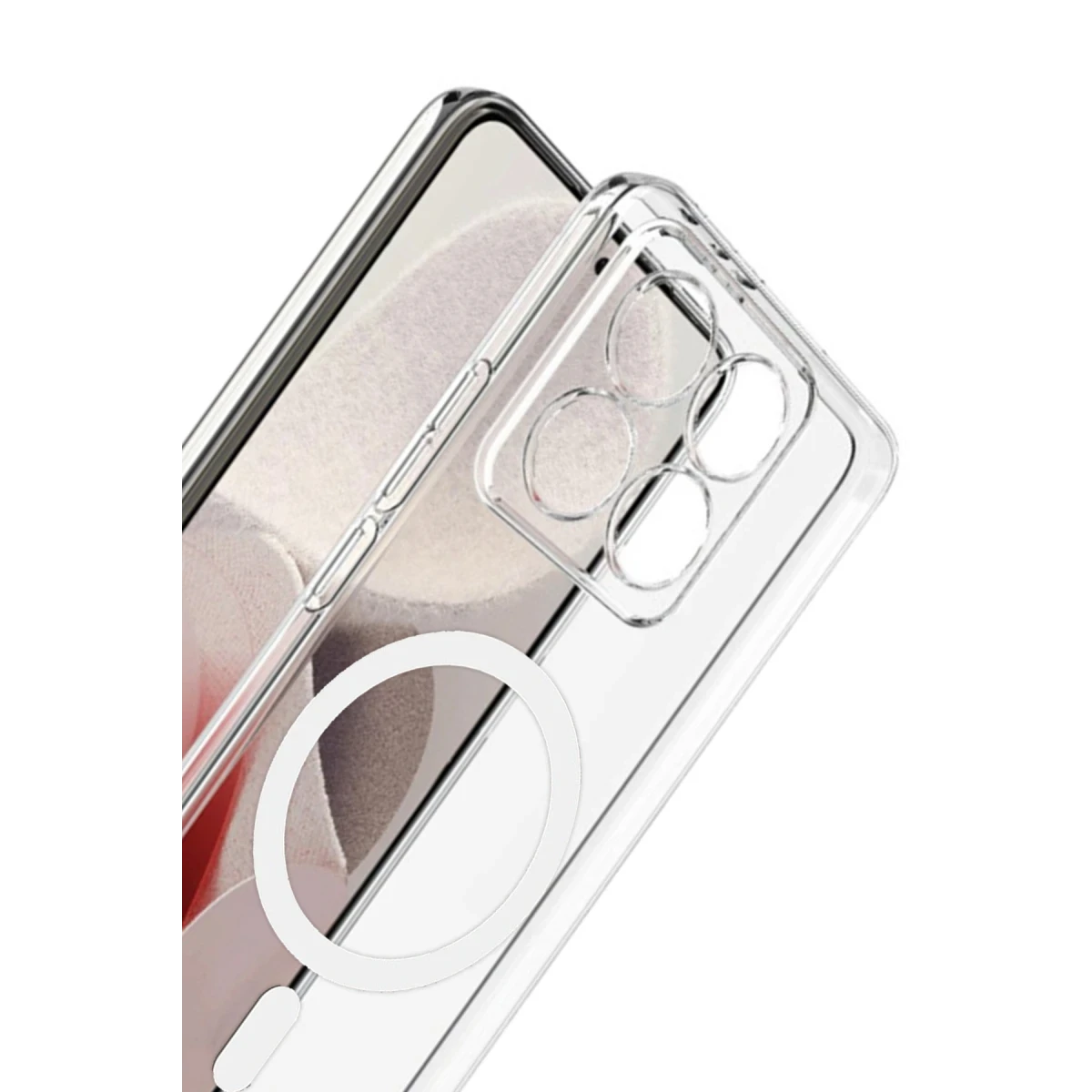 Newface Xiaomi Mi 14T Combo Sert Şeffaf Magsafe Kapak - Şeffaf — görsel 6