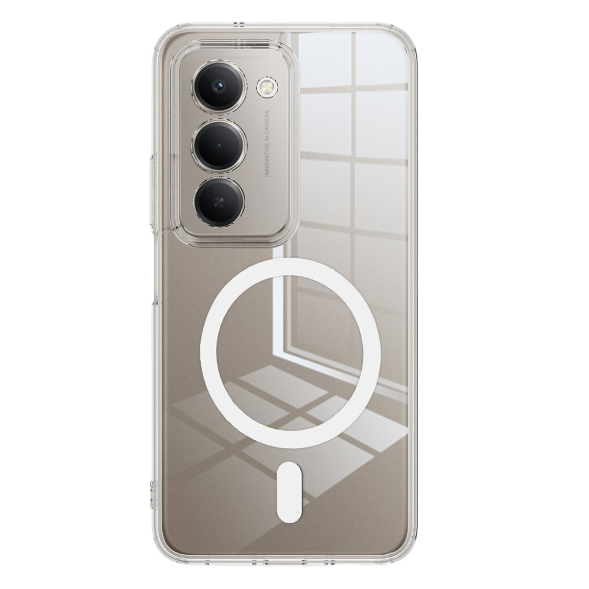 Newface Xiaomi Redmi 15 4G Combo Sert Şeffaf Magsafe Kapak - Şeffaf — görsel 6