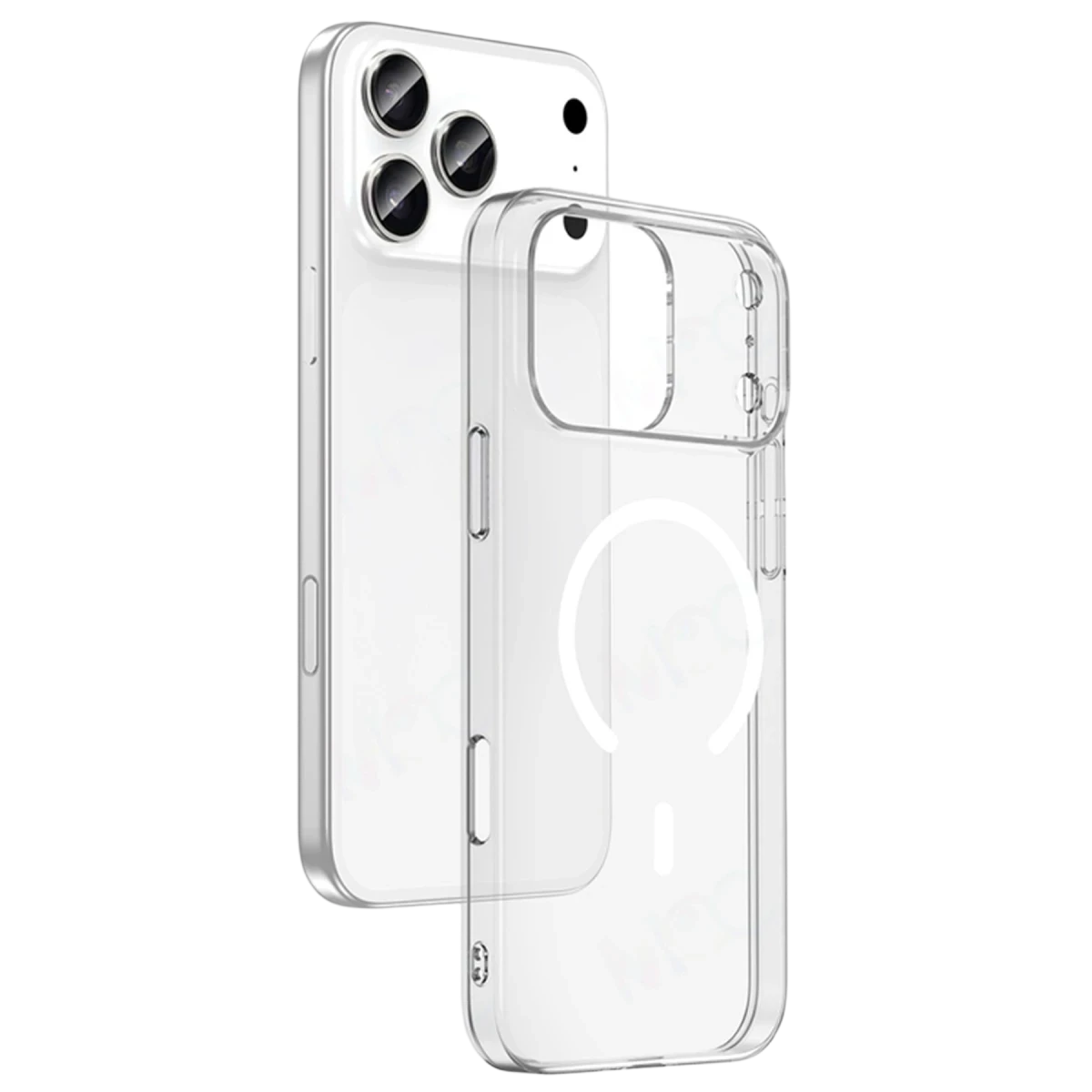 Newface Apple iPhone 17 Pro Max Combo Sert Şeffaf Magsafe Kapak - Şeffaf — görsel 4