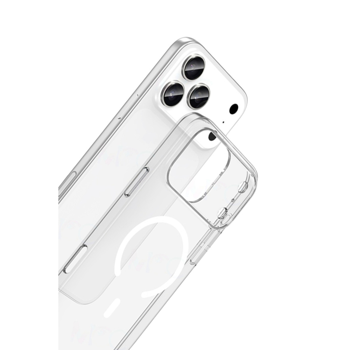 Newface Apple iPhone 17 Pro Max Combo Sert Şeffaf Magsafe Kapak - Şeffaf — görsel 8
