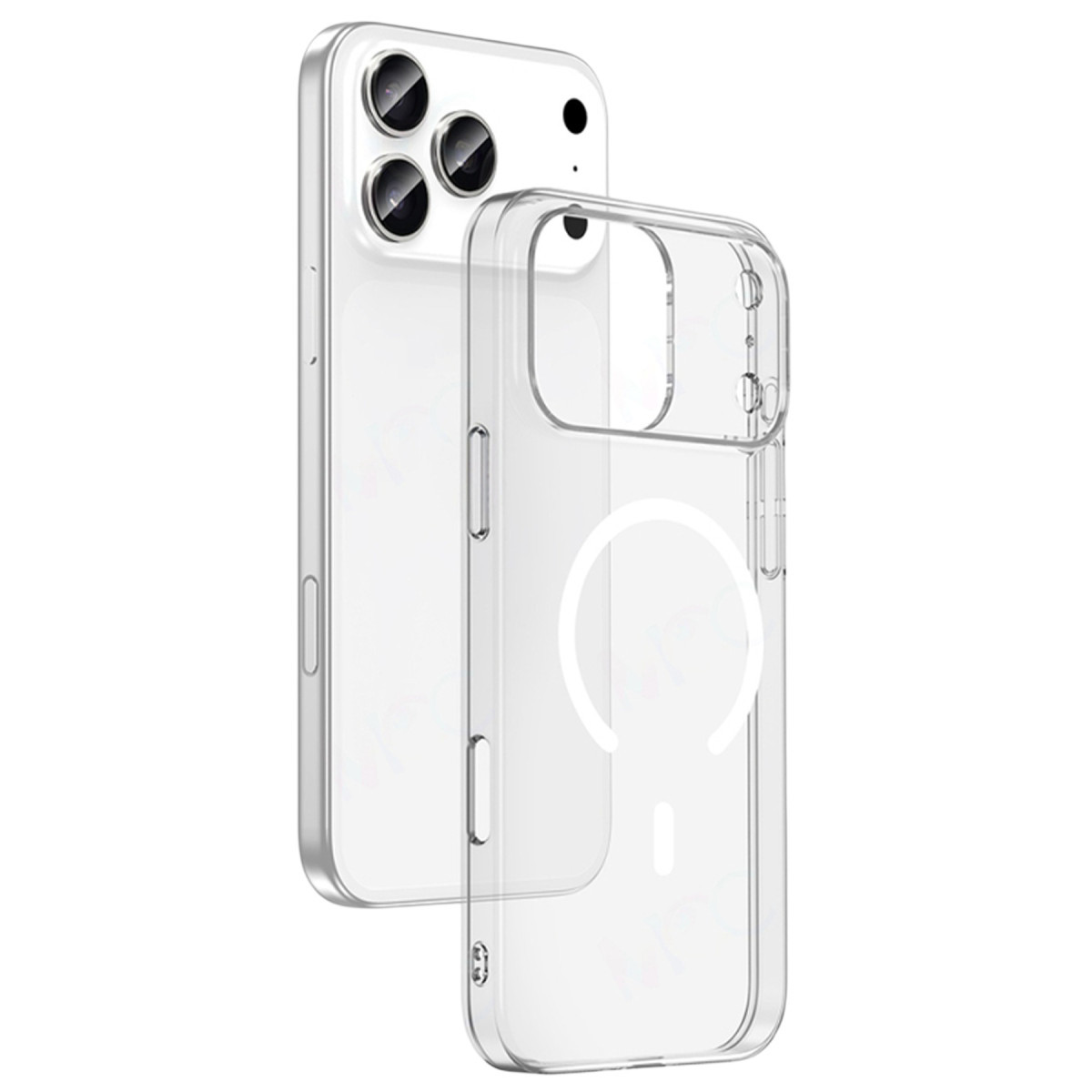 Newface Apple iPhone 17 Pro Combo Sert Şeffaf Magsafe Kapak - Şeffaf — görsel 7