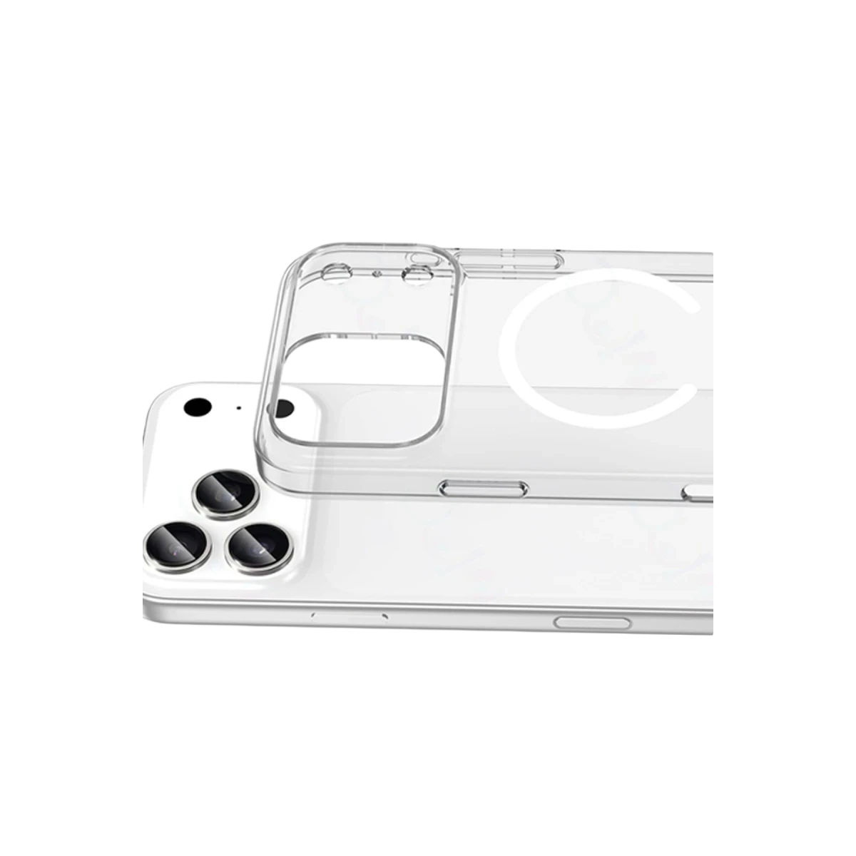 Newface Apple iPhone 17 Pro Combo Sert Şeffaf Magsafe Kapak - Şeffaf — görsel 6