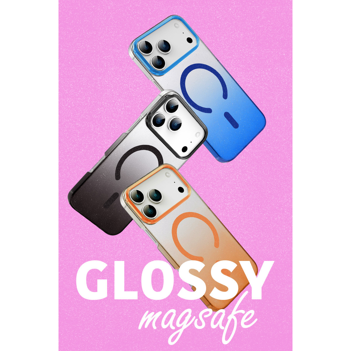 Newface Apple iPhone 17 Pro Max Glossy Magsafe Kapak - Mavi — görsel 12
