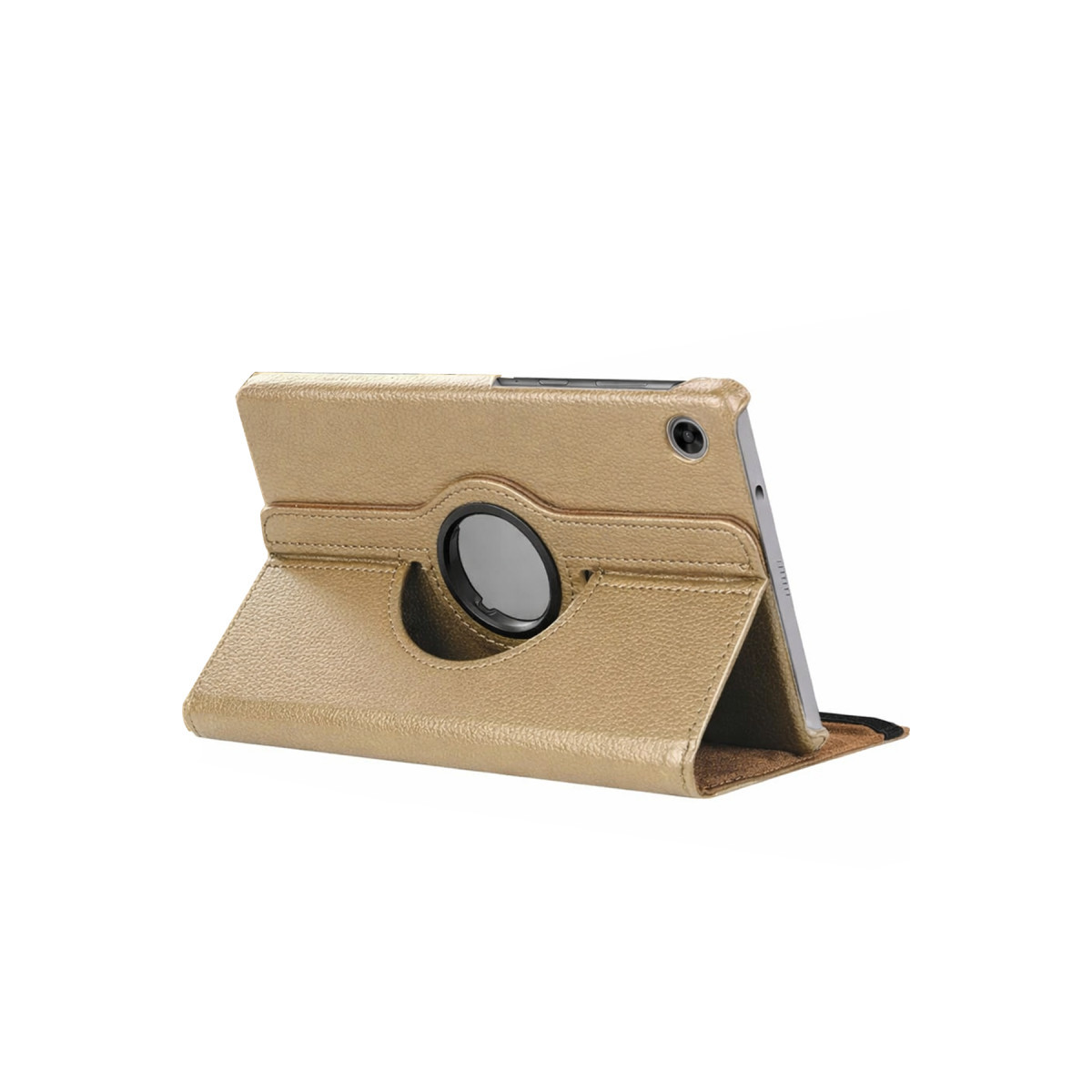 Newface Samsung Galaxy Tab A11 360 Tablet Deri Kılıf - Gold — görsel 6