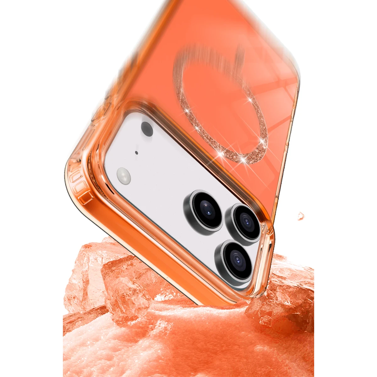 Newface Apple iPhone 17 Pro Live Diamond Magsafe Kapak - Mavi — görsel 9