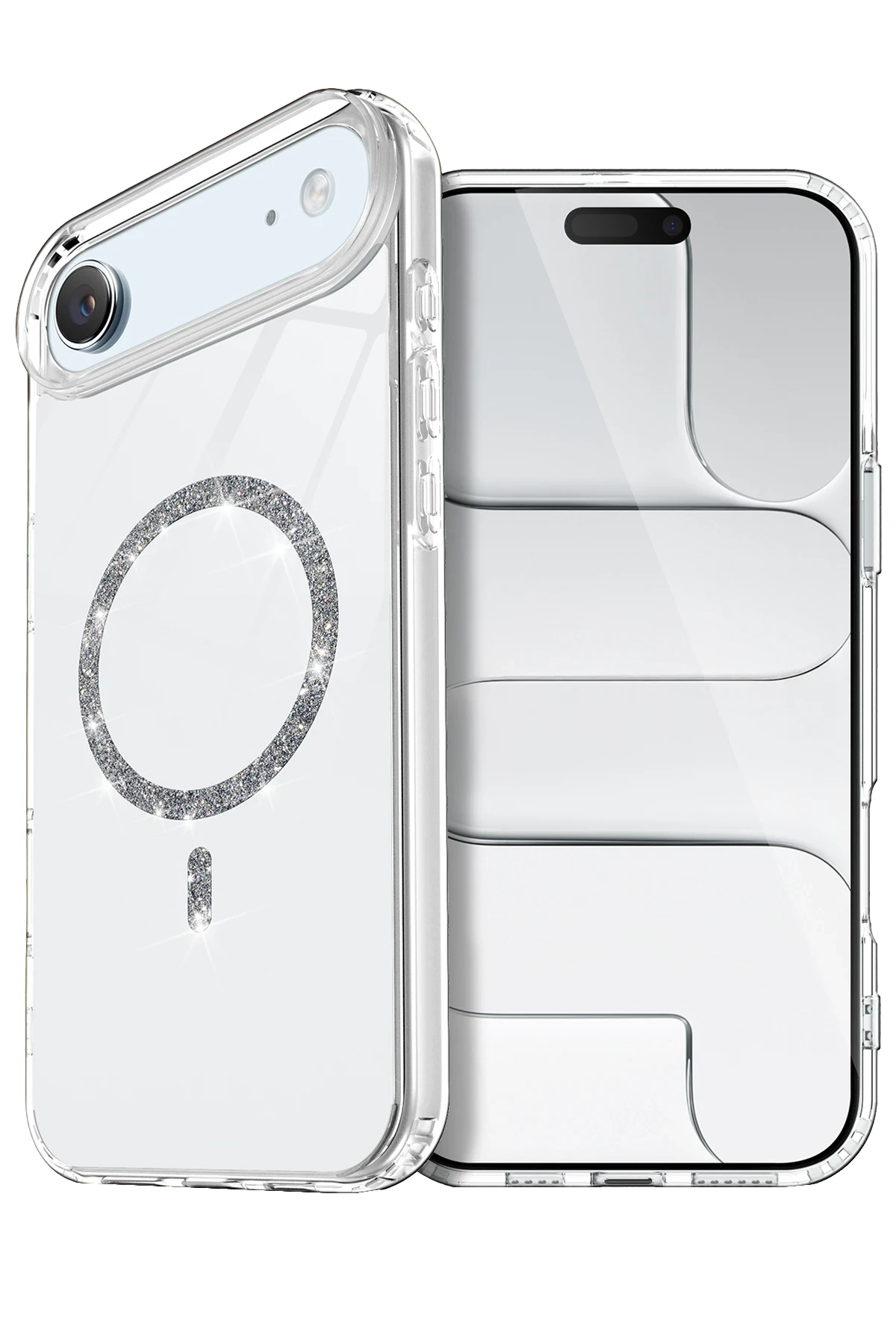 Newface Apple iPhone 17 Air Live Diamond Magsafe Kapak - Şeffaf